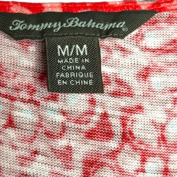 Tommy Bahama 'Dahlia Medallion' Soft Linen Maxi Dress - Reds/Pinks/White - M - Picture 11 of 12